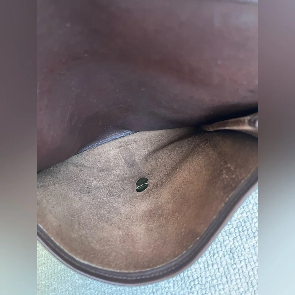 Vintage 80s Coach Musette Bag, Mocha - Picture 12 of 16